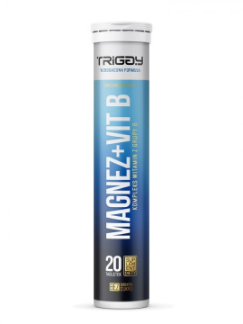 Triggy Magnez + Vit B, 20 tabletek musujących (smak czarna porzeczka)