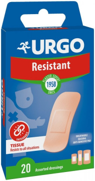 Urgo Resistant plastry, 20 sztuk