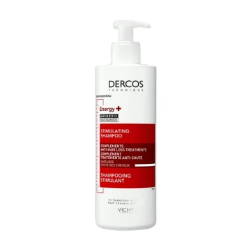 Vichy Dercos szampon energetyzujący wzmacniający włosy z Aminexilem, 400 ml