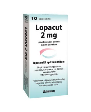 Lopacut 2 mg, 10 tabletek powlekanych