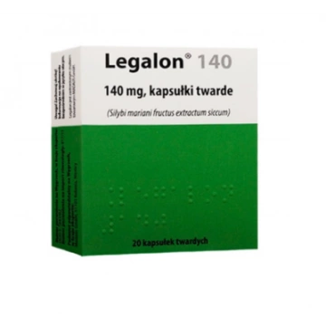 Legalon 140 mg, 20 kapsułek twardych, IMPORT RÓWNOLEGŁY, Inpharm