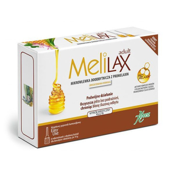 Melilax, mikrowlewka do leczenie zaparć, dla dorosłych, 6 sztuk