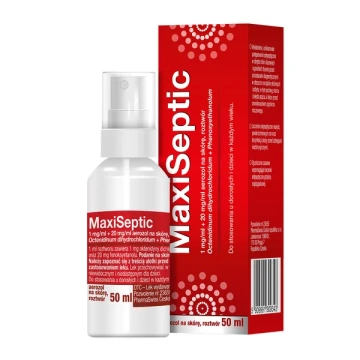 MaxiSeptic, aerozol na skórę, 50 ml