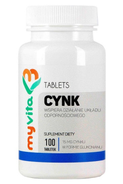MyVita Cynk, 100 tabletek