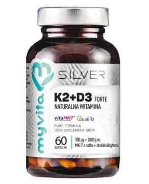 MyVita witamina K2 forte MK-7 + D3, 60 tabletek