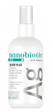 Nanobiotic Med+ Silver Plus Ag Płyn antybakteryjny Srebro z porostem islandzkim, 150 ml