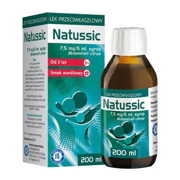 Natussic, syrop przeciwkaszlowy, 200 ml