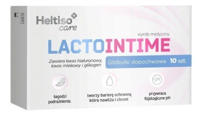 Heltiso Care, Lactointime globulki dopochwowe, 10 sztuk