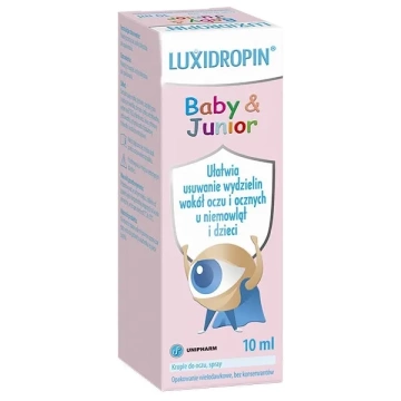 Luxidropin Baby & Junior, krople do oczu, 10 ml