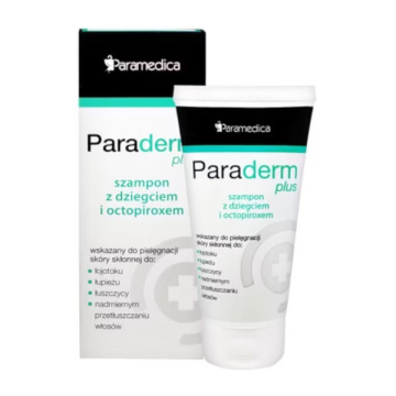 Paraderm Plus, szampon z dziegciem i octopiroxem, 150 ml