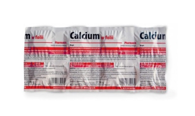 Pharmasis Calcium w folii, 12 tabletek musujących