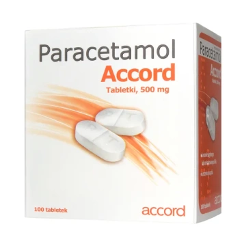 Paracetamol Accord 500 mg, 100 tabletek