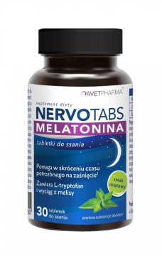Nervotabs Melatonina, 30 tabletek do ssania