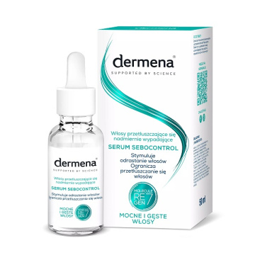 Dermena Sebocontrol, serum do włosów przetłuszczających się, 50 ml