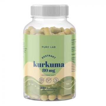 Pure Lab Kurkuma 80 mg, 240 kapsułek