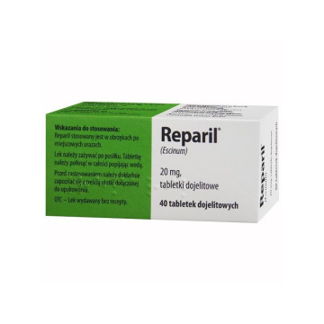 Reparil, 40 tabletek, IMPORT RÓWNOLEGŁY, Delfarma