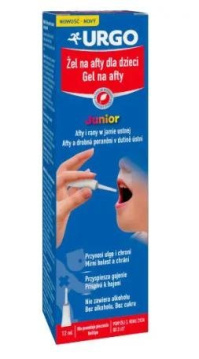 Urgo Junior żel na afty dla dzieci, 8 ml