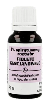 Spirytusowy roztwór fioletu gencjanowego 1% 20 ml