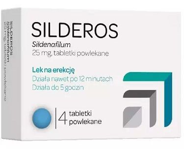 Silderos 25 mg, 4 tabletki