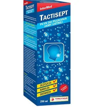 Tactisept, płyn do płukania jamy ustnej, 250 ml