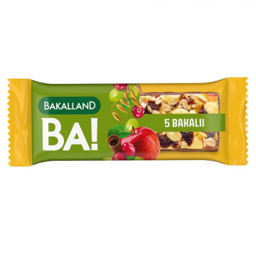 Bakalland BA! Baton zbożowy 5 Bakalii, 40 g