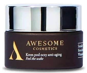 Awesome Cosmetics, Feel the Wake, krem pod oczy anti-aging, 15 ml