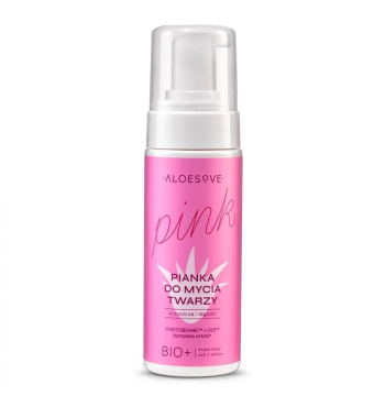 Aloesove PINK pianka myjąca do twarzy 150 ml