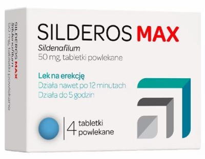 Silderos Max 50 mg, 4 tabletki