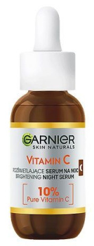 Garnier Skin Naturals, Vitamin C, rozświetlające serum, na noc, 30ml