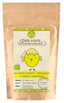 Helpa Czary Mamy, kaszka jaglano-orkiszowa z wanilią burbońską, Bio, 200g