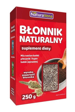 NaturaVena, błonnik witalny, mix nasion babki płesznik i łuski babki jajowatej, 250g