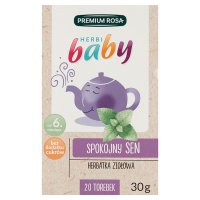 Herbi Baby, herbatka Spokojny Sen, dla dzieci i niemowląt od 6 miesiąca życia, 20 saszetek