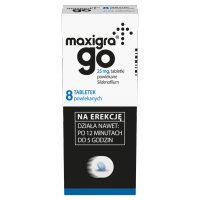 Maxigra Go 25 mg, 8 tabletek powlekanych