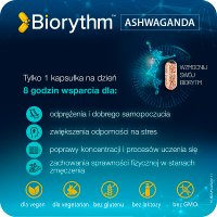 Biorythm, Ashwagandha, 30 kapsułek