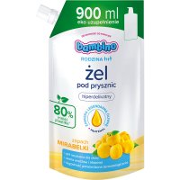 Bambino Rodzina Żel pod prysznic hiperdelikatny o zapachu mirabelki - zapas 900ml