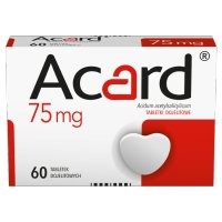 Acard 75 mg, 60 tabletek