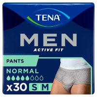 Tena Men Pants, Bielizna chłonna, Normal Grey S/M, 30 sztuk
