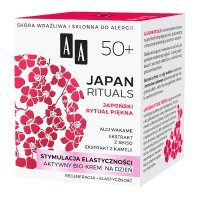 AA Japan Rituals 50+ Aktywny Bio-Krem na dzień - stymulacja elastyczności  50ml