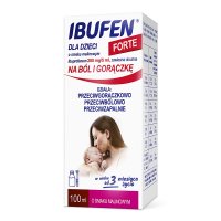 Ibufen dla dzieci Forte o smaku malinowym zawiesina doustna 200 mg/5ml, 100 ml