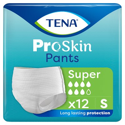 Majtki chłonne TENA Pants Proskin Super S x 12 szt (nowe opakowanie)