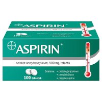 Aspirin Bayer tabl. 0.5g 100 szt.        i