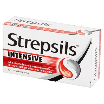 Strepsils Intensive 24 tabletek do ssania