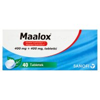 Maalox , 40 tabletek