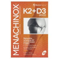 MENACHINOX WITAMINA K2+D3 2000 30 kapsułek
