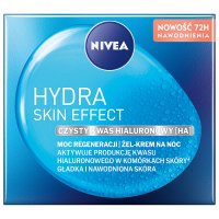 Nivea Hydra Skin Effect Żel-Krem do twarzy na noc - Moc Regeneracji 50ml