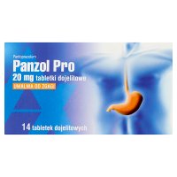 Panzol Pro 20 mg 14 tabletek dojelitowych