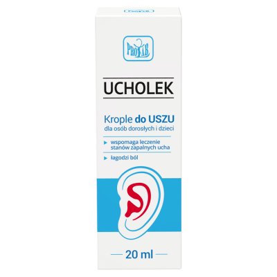 Ucholek krople do uszu 20 ml