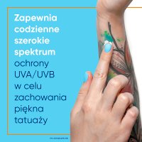 Bepanthen Tattoo SPF50+, krem przeciwsłoneczny do wytatuowanej skóry, 50 ml + GRATIS