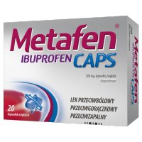 Metafen Ibuprofen Caps 200 mg, 20 kapsułek