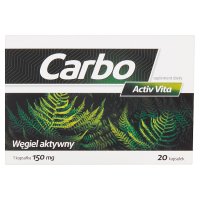 Carbo activ vita 20 kapsułek